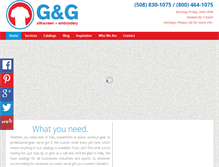 Tablet Screenshot of ggsilkscreen.com